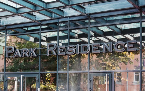 Наружная вывеска для «Park Residence»