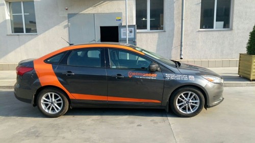 Брендирование авто для компании "Getmancar"