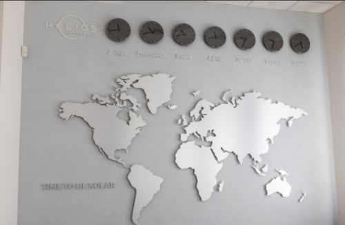 Использование карт мира для дизайна помещений