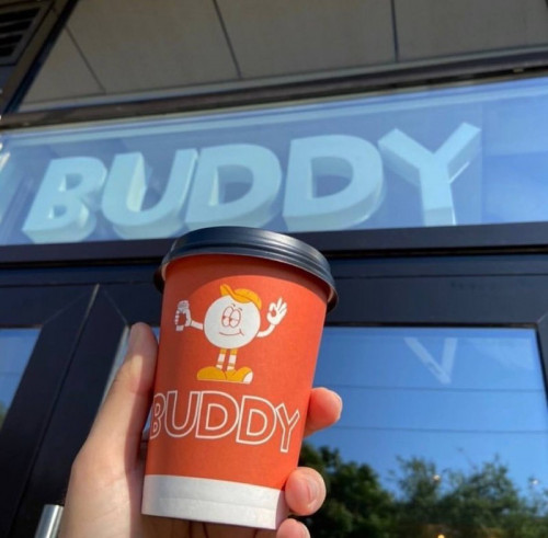 Вывеска для ресторана "BUDDY"